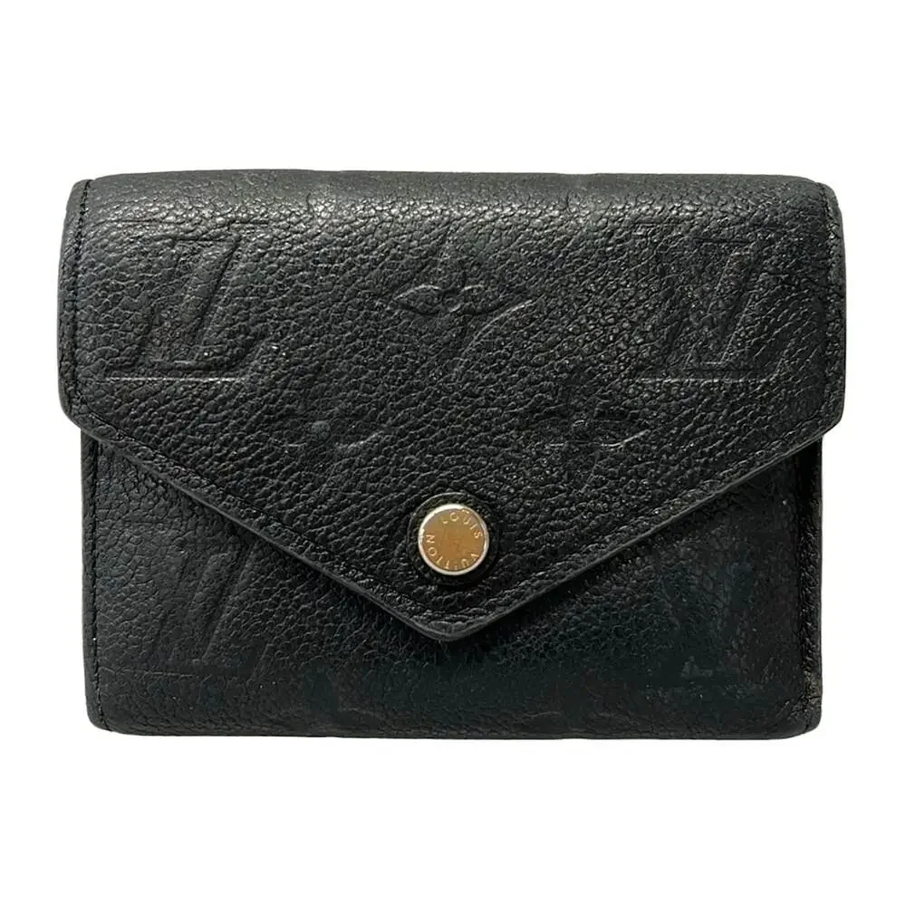 Louis Vuitton Portefeuille Victorine Monogram Empreinte Trifold Wallet M83590